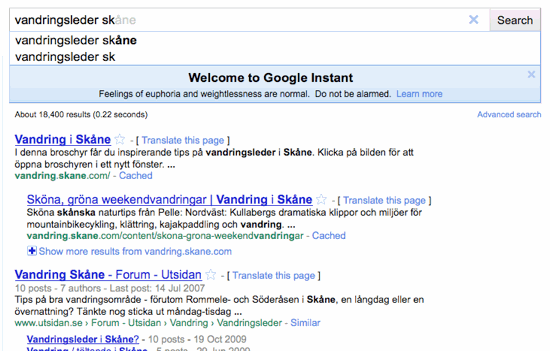 Google Instant 3